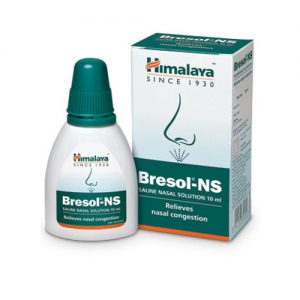Капли-спрей для носа Бресол, 10 мл, производитель Хималая; Bresol-NS Saline Nasal Solution, 10 ml, Himalaya