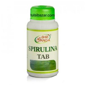 Спирулина, источник витаминов и белка, 60 таб, производитель Шри Ганга; Spirulina Tab, 60 tabs, Shri Ganga