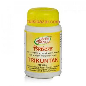 Трикунтак, здоровье почек, 100 таб, производитель Шри Ганга; Trikuntak, 100 tabs, Shri Ganga