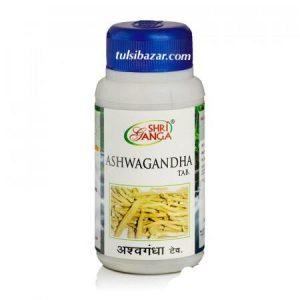 Ашвагандха, 120 таб, производитель Шри Ганга; Ashwagandha, 120 tabs, Shri Ganga