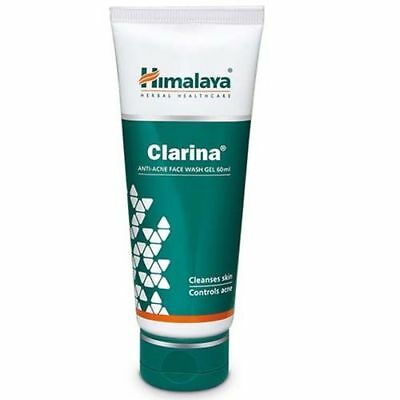 Гель для умывания от прыщей и угревой сыпи Кларина, 60 мл, производитель Хималая; Clarina Anti-Acne Face Wash Gel, 60 ml, Himalaya