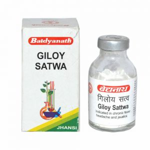 Натуральный антибиотик Гилой Саттва, 10 г, производитель Байдьянатх; Giloy Sattwa, 10 g, Baidyanath