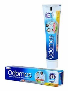 Антимоскитный крем Одомос, 50 г, производитель Дабур; Odomos mosquito repellent cream, 50 g, Dabur