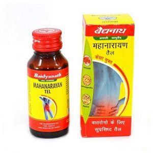 Массажное масло Маханараяна, 100 мл, производитель ; Mahanarayan Oil, 100 ml, baidyanath