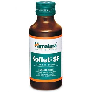 Сироп от кашля Кофлет-СФ без сахара, 100 мл, производитель Хималая; Koflet-SF Sugar Free, 100 ml, Himalaya