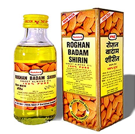 Миндальное масло Рогхан Бадам Ширин, 100 мл, производитель Хамдард; Almond Oil Roghan Badam Shirin, 100 ml, Hamdard