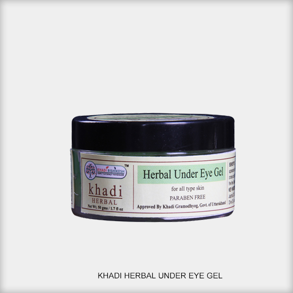 Гель для век, 50 г, производитель Кхади; Herbal Under Eye Gel, 50 g, Khadi