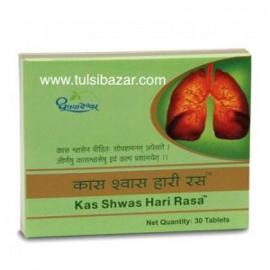 Кас Швас Хари Раса, от респираторных заболеваний, 30 таб, производитель Дхутапапешвар; Kas Shwas Hari Rasa, 30 tabs, Dhootapapeshwar