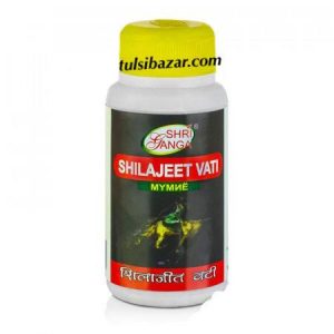 Shilajit Vati, Indian mumiyo, health improvement, 50 g, manufacturer Sri Ganga; Shilajeet Vati, 50 g, Shri Ganga