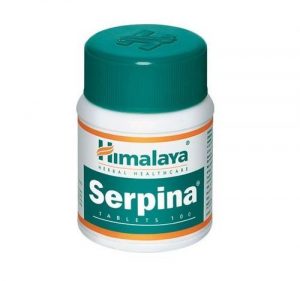 Серпина, для снижения артериального давления, 100 таб, производитель Хималая; Serpina, 100 tabs, Himalaya