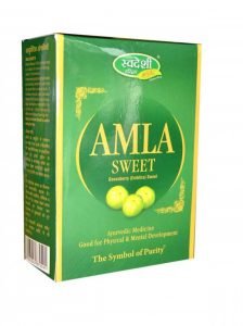 Лечебный индийский крыжовник Амла сладкая, 500 г, производитель Свадеши Аюрведа; Amla sweet, 500 g, Swadeshi Ayurved