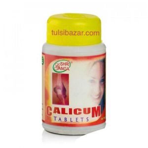 Калицум, натуральный кальций, 100 таб, производитель Шри Ганга; Calicum Tablets, 100 tabs, Shri Ganga