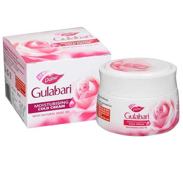 Охлаждающий крем для лица с маслом розы Гулабари, 30 мл, производитель Дабур; Gulabari moisturising cold cream, 30 ml, Dabur