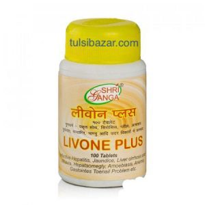 Ливон Плюс, здоровье печени, 100 таб, производитель Шри Ганга; Livone Plus, 100 tabs, Shri Ganga