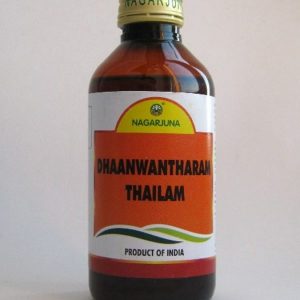 Дханвантарам Тайлам, противовоспалительное и омолаживающее массажное масло, 200 мл, ; Dhanvantaram Tailam, 200 ml, Nagarjuna Ayurveda