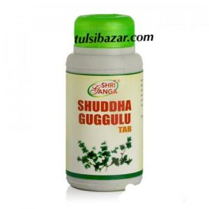 Шуддха Гуггул для обмена веществ, 120 таб, производитель Шри Ганга; Shuddha Guggulu Tab, 120 tabs, Shri Ganga