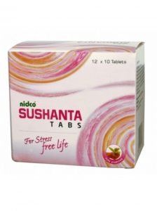 Сушанта, успокаивающее, антистресс, 120 таб, производитель Нидко; Sushanta, 120 tabs, Nidco