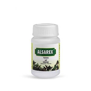 Антацидные и противоязвенные таблетки Алсарекс, 40 таб, производитель Чарак; Alsarex, 40 tabs, Charak