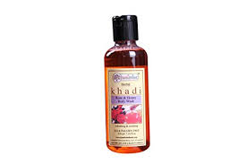 Антиоксидантный и успокаивающий гель для душа Роза и Мед, 210 мл, производитель Кхади; Rose & Honey Herbal Body Wash, 210 ml, Khadi