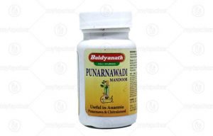 Пунарвавади Мандур, противовирусное, для здровья печени, 40 таб, производитель Байдьянатх; Punarnavadi Mandoor, 40 tabs, Baidyanath